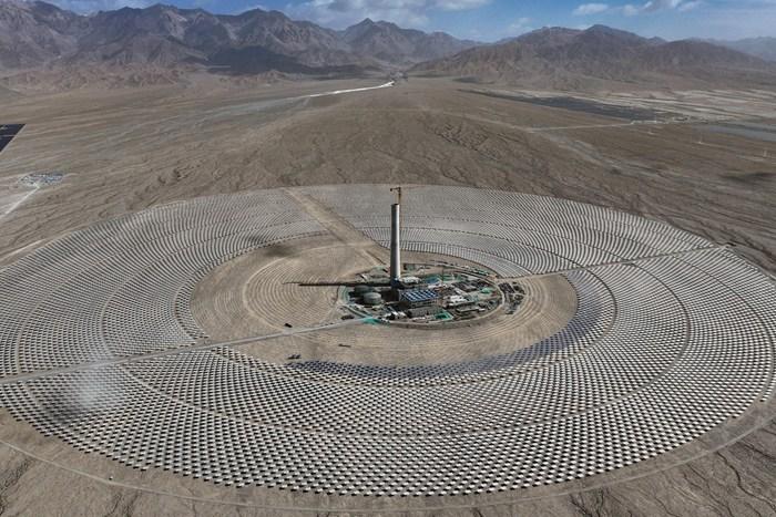 探訪中國在建單體規模最大塔式光熱項目