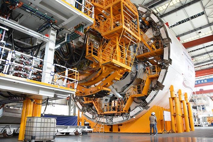 探訪中國出口海外最大直徑盾構機