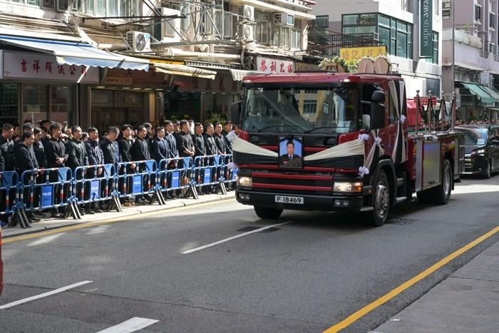 香港為殉職消防員何偉豪舉行最高榮譽喪禮