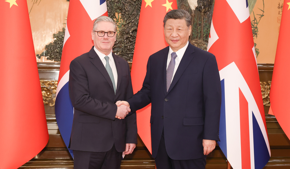習近平會見英國首相斯塔默