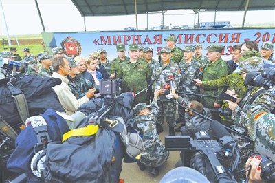 “和平使命-2013”聯演中方參演兵力全部抵達