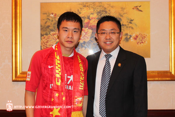 馮仁亮正式加盟廣州恒大22日直接前往廣州報到